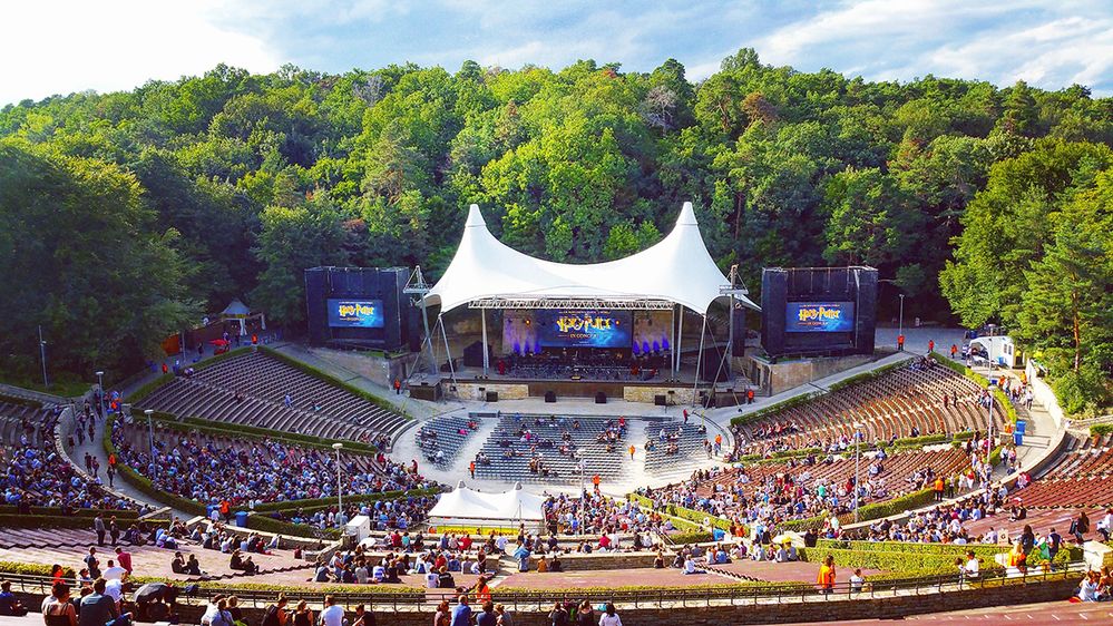 Caption: A photo of the amphitheatre at Waldbühne Berlin in Berlin, Germany. (Local Guide Elaheh Sarrafi)