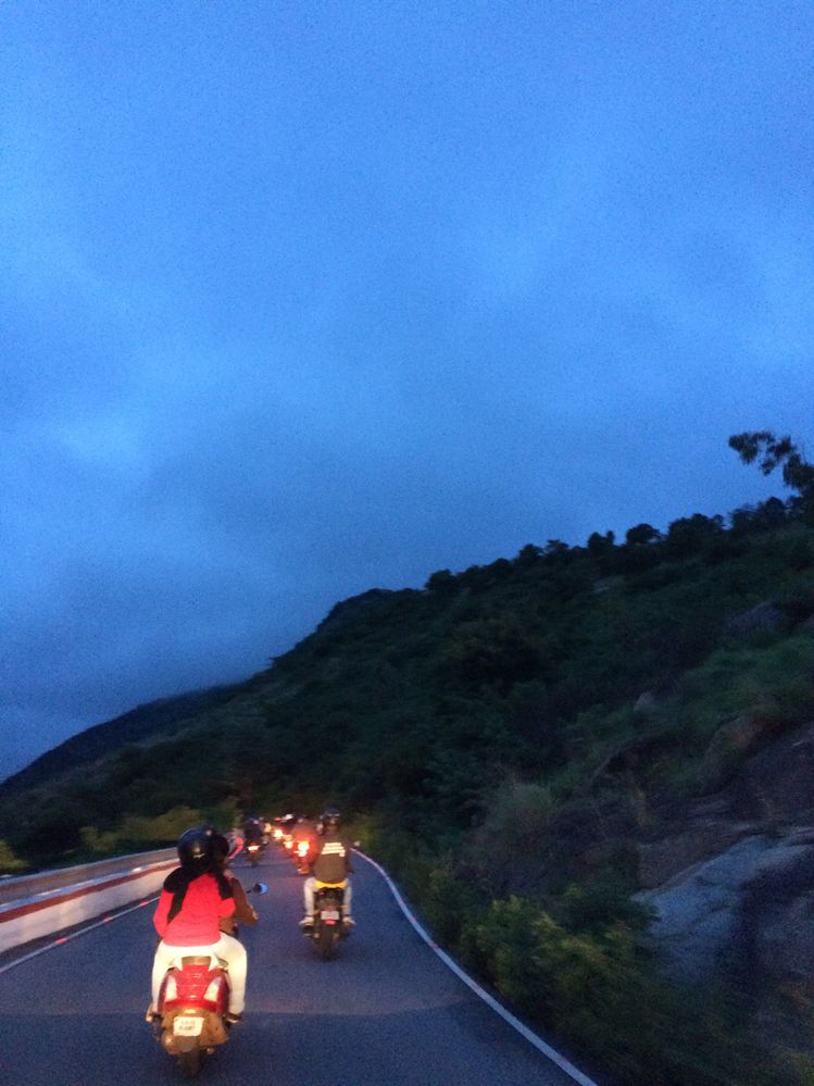 5:55am towards nandi hills
