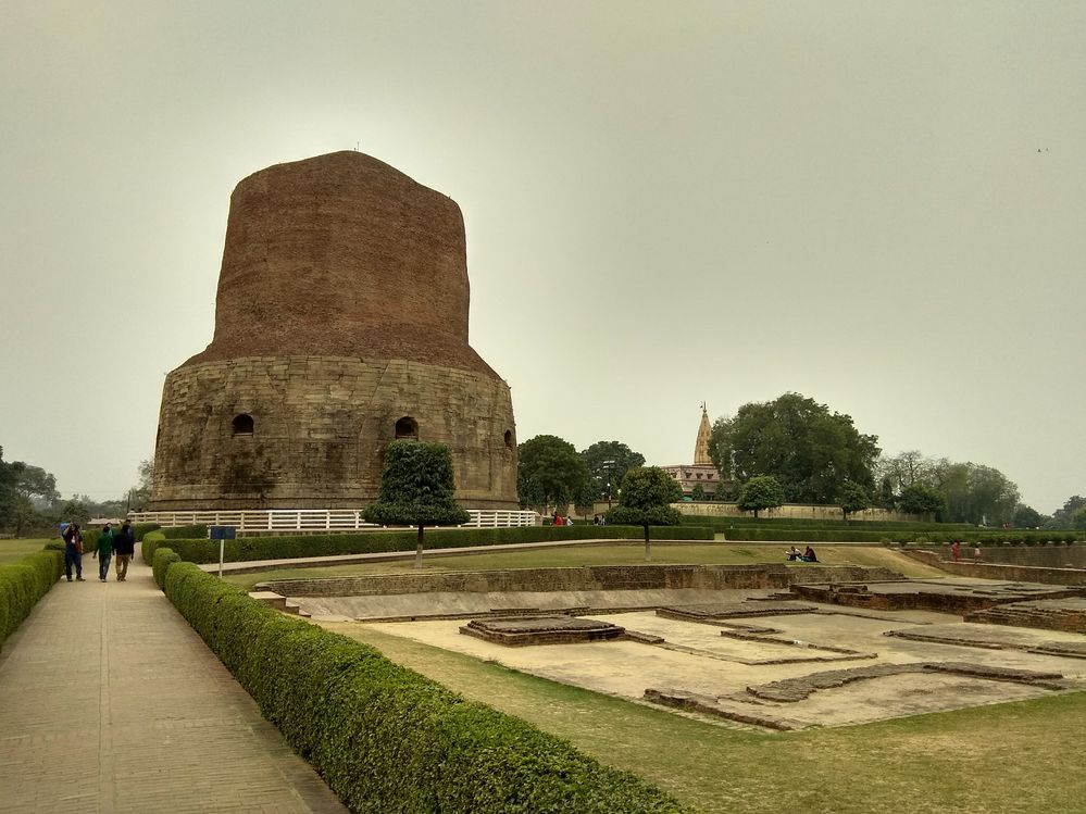 A view of saranath stupa