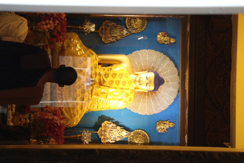 Budha statute in Mahabodhi temple