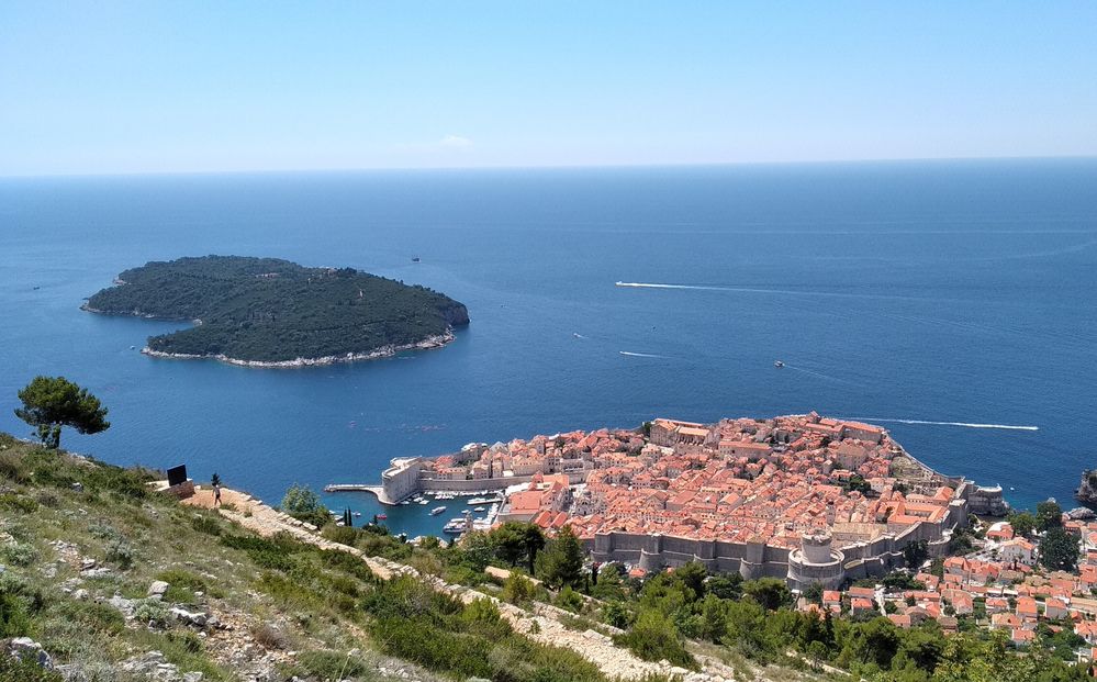 Dubrovnik view from Srd top
