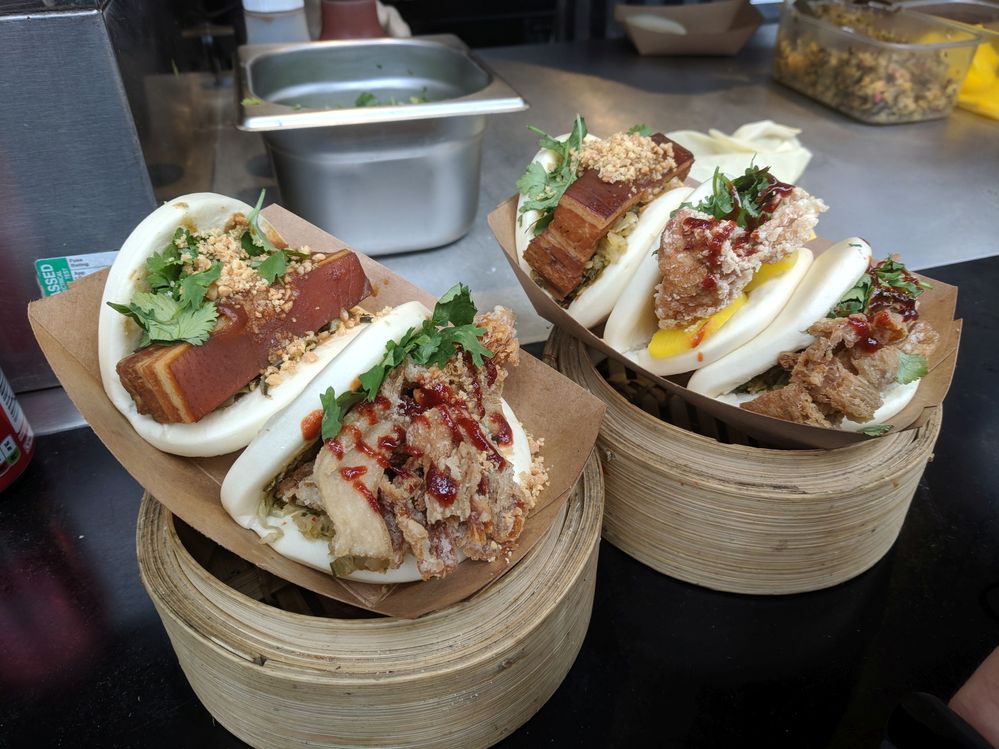 Taiwanese Gua Bao (刈包) -- Pork, chicken, and mushroom versions available!