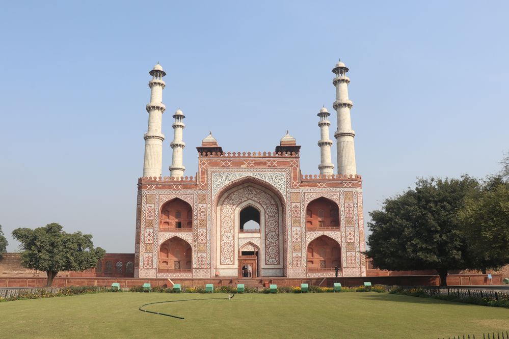 Akbar's tomb at Sikandra, Agara, India