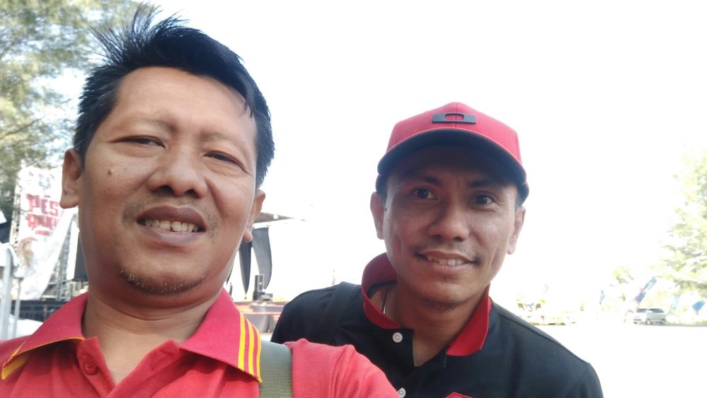 Met Safhig Lontoh Semarang Local Guides at his event,