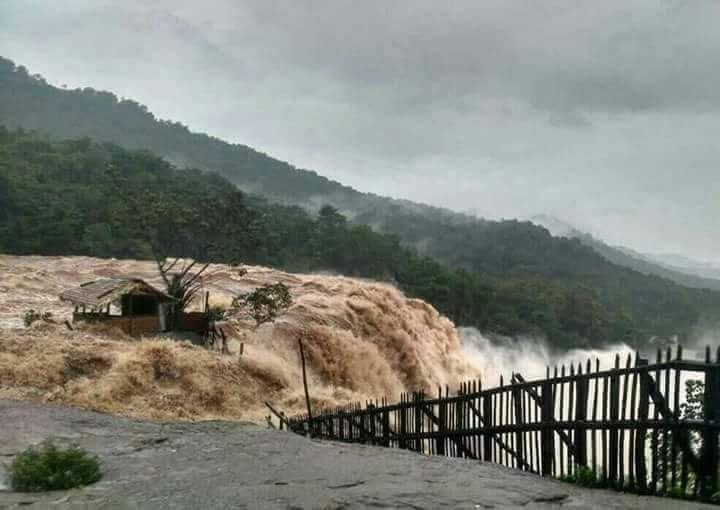 Flood effected area in Kerala