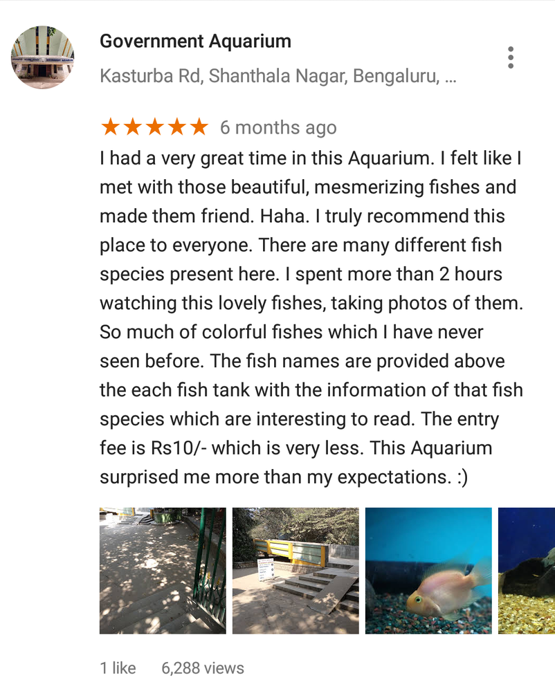 Government Aquarium, Bengaluru
