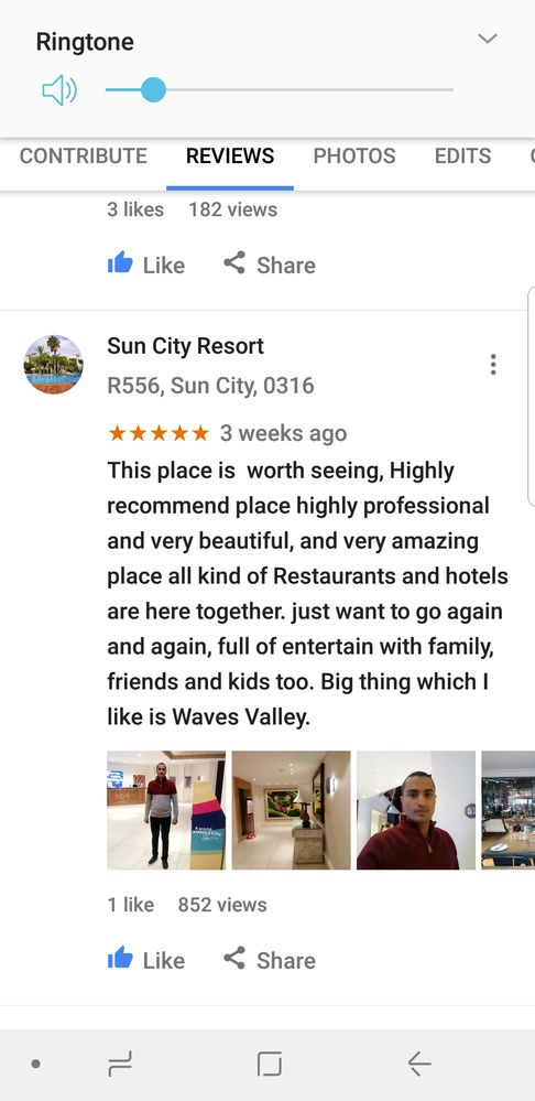 My best review in Google maps