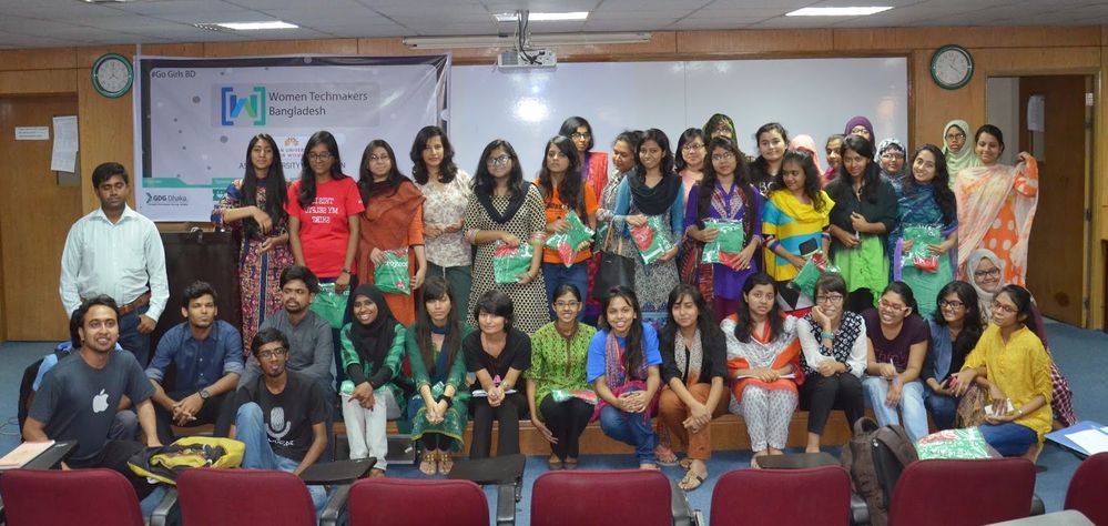 Bangladesh Local Guides celebrate International Women’s Day at the Asian University for Women.