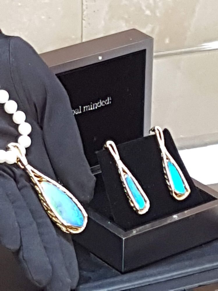 Stunning jewellery at Opal Minded in Sydney, Australia.