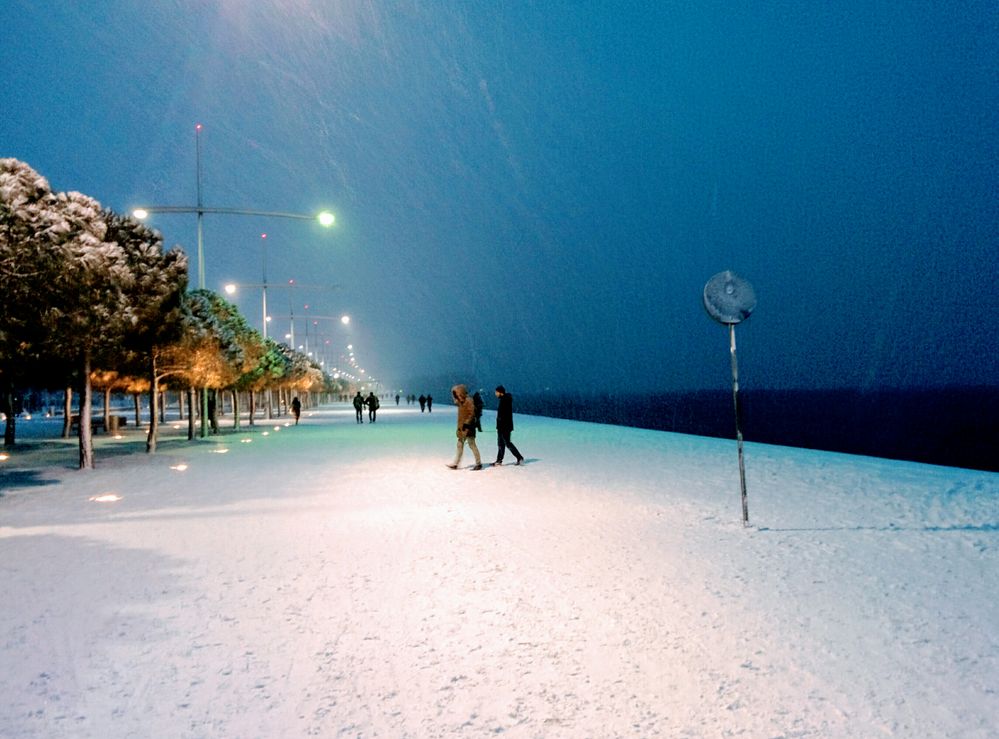 Thessaloniki snow time..