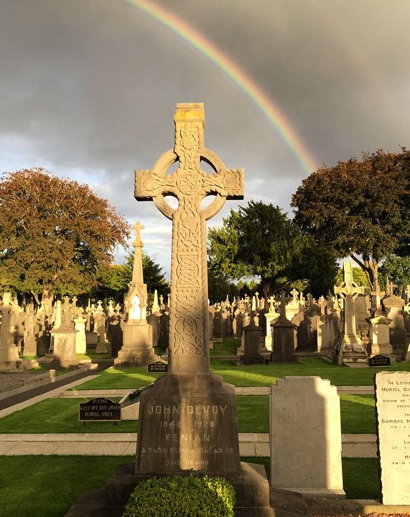 Celtic Cross at cemetery