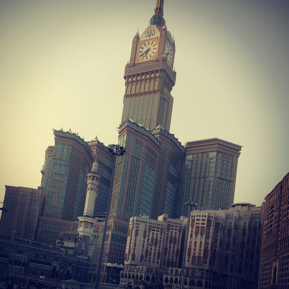 Zamzam tower Mecca.