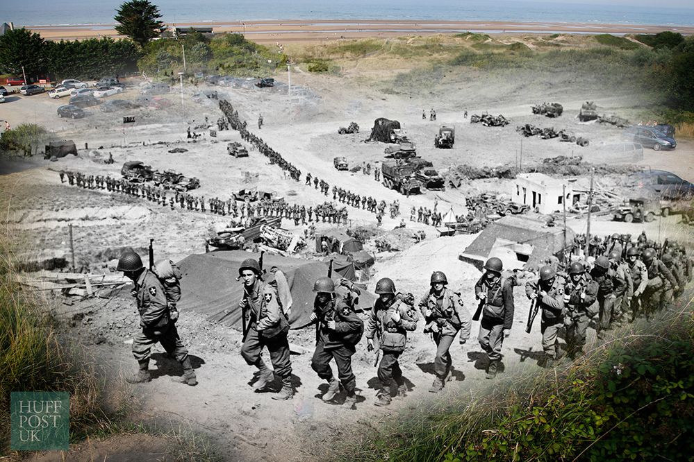 Normandy before and after