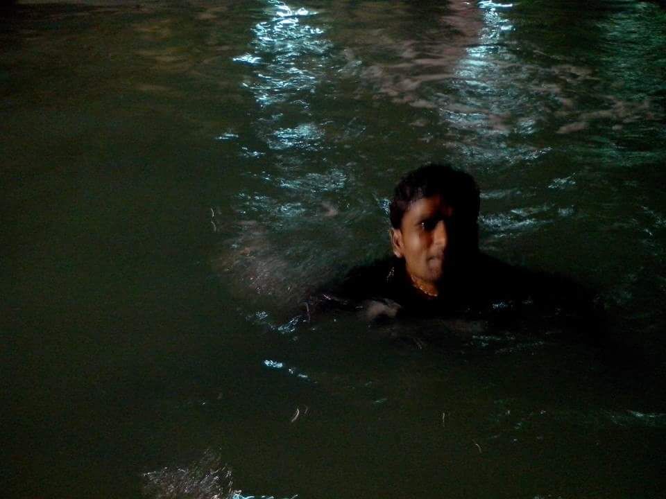 Swimming at shamsi Farm House