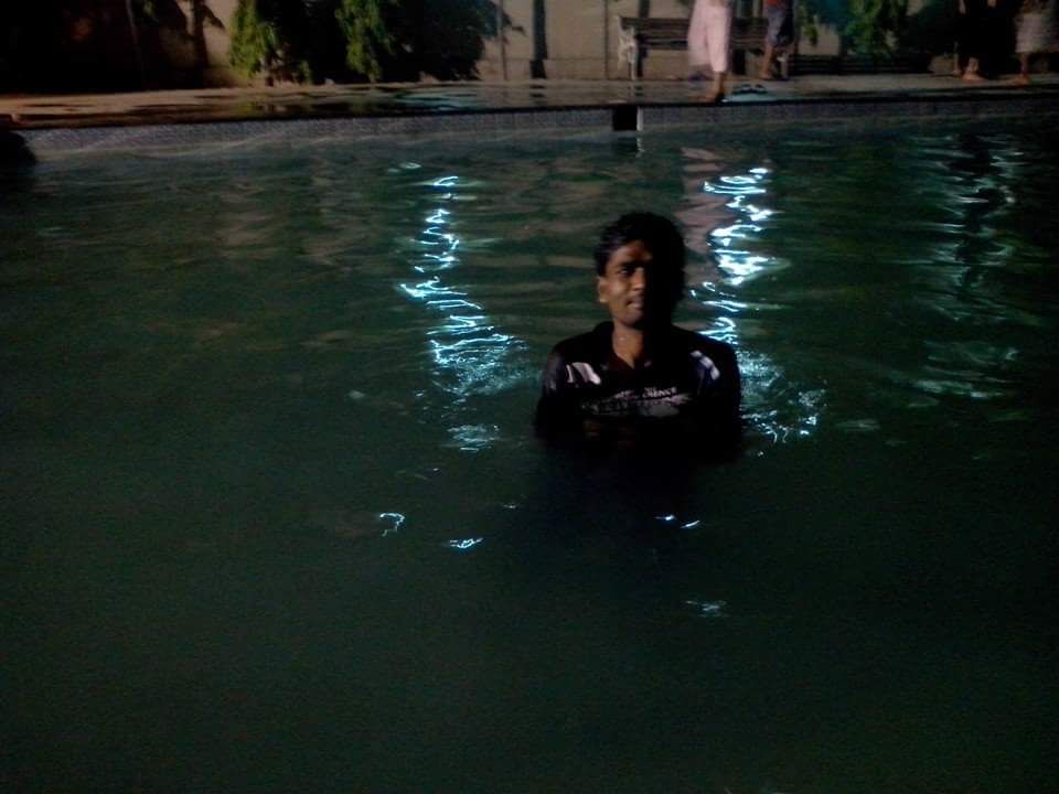 Swimming at shamsi Farm House