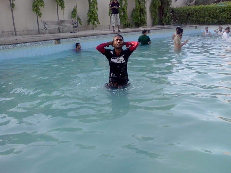 At shamsi Farm House swimming pool