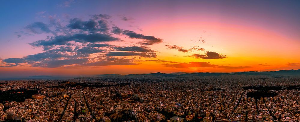 Caption: A photo of the skyline of Athens, Greece taken from Lycabettus hill. (Local Guide Samer Berjawi)