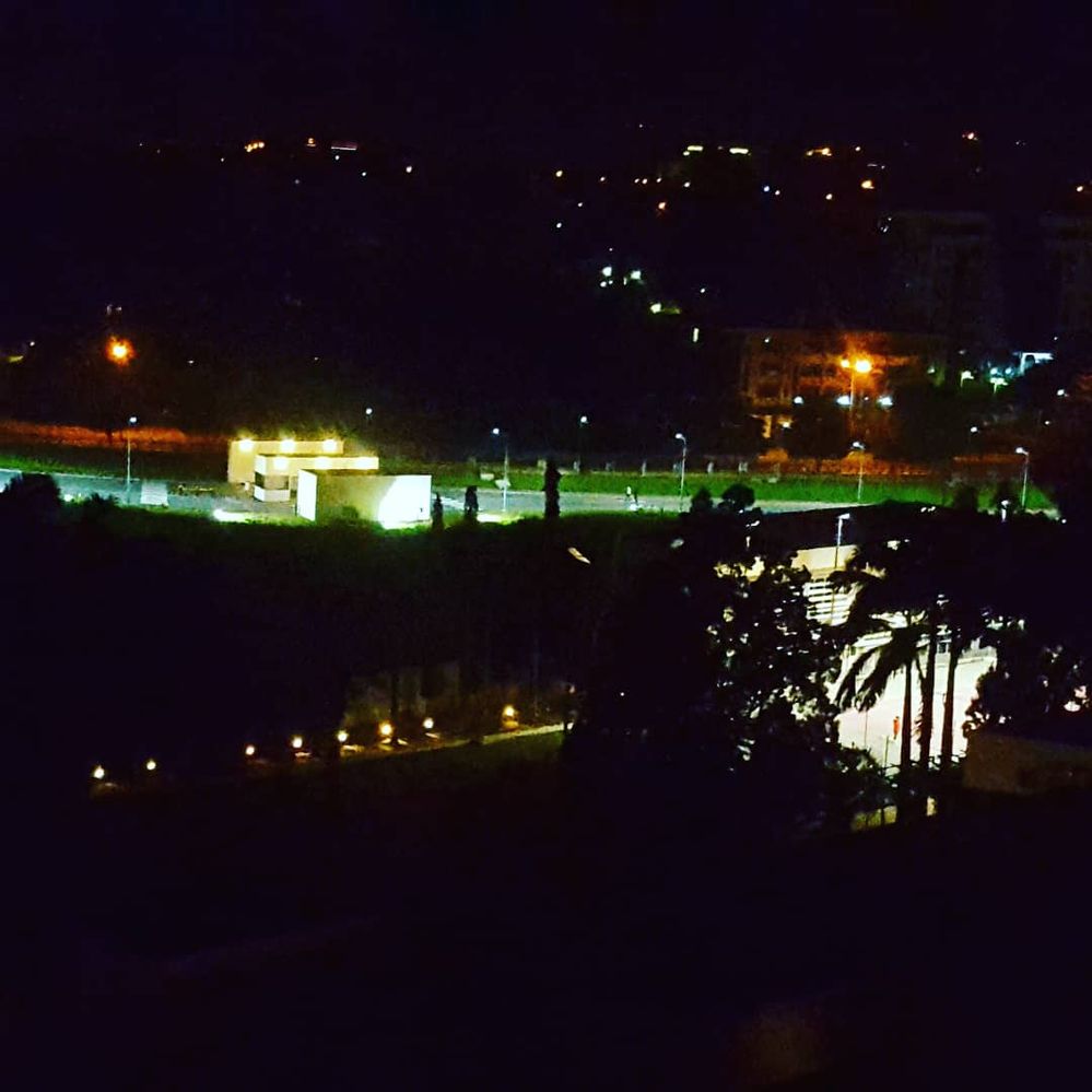 Caption: A night image showing part of Maitama, Abuja