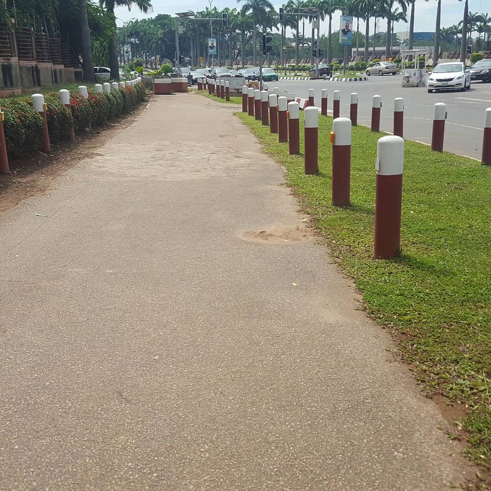 Walkways on Aguiyi Ironsi Road, Maitama