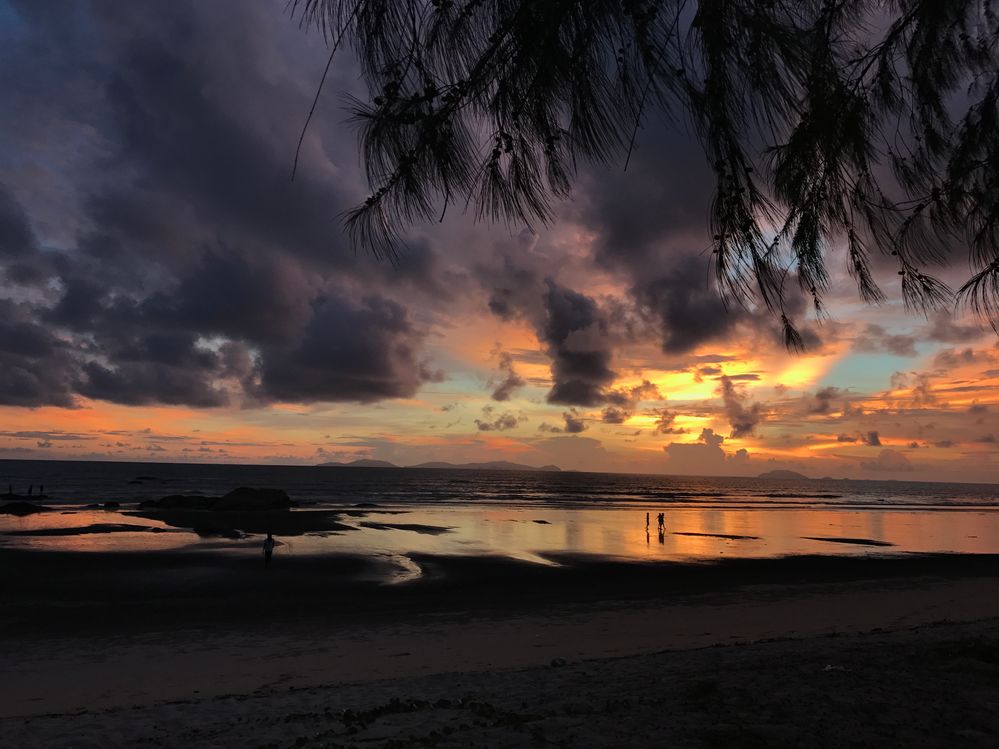 Maungmaganbeach sunset