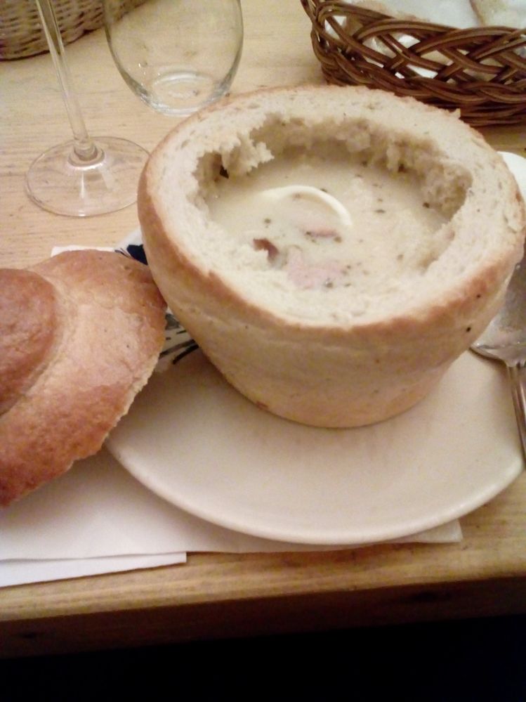 ZHUREK,served with bread.