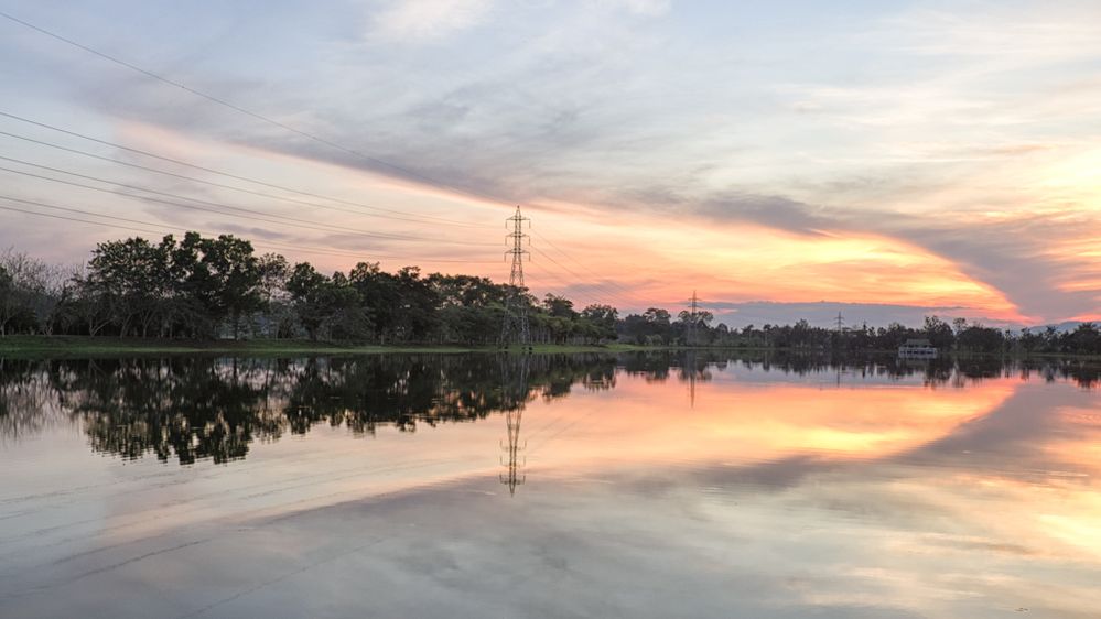 Sunset and a Blaze of  Colour, Chiang Rai