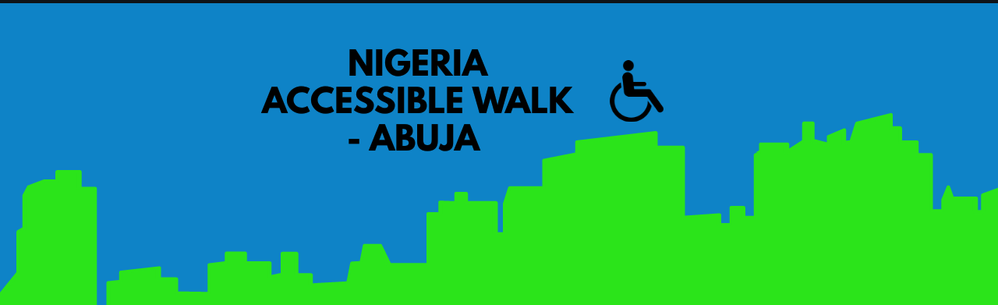 Caption:  Nigeria Accessibility Walk (Inititive) banner