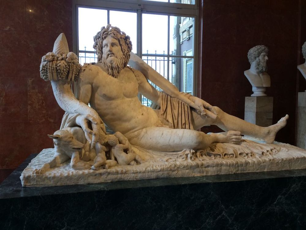 A Sculpture at, The Louvre Paris