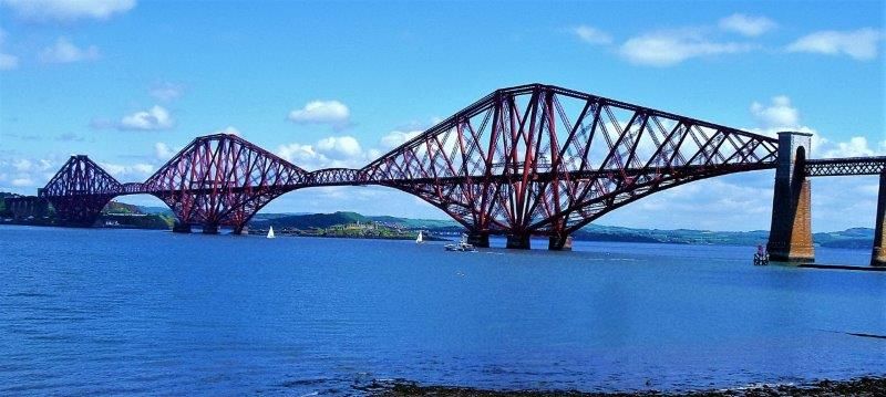 The Forth Bridge World's oldest Steel constructed Cantilever rail Bridge