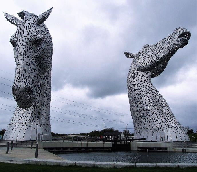 The Kelpies the largest equine statues in the world