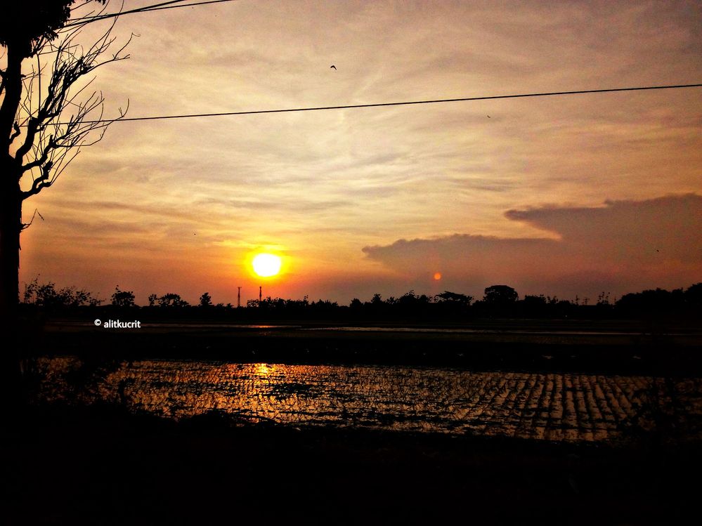 Sunset (Surakarta coret, dokumentasi pribadi)