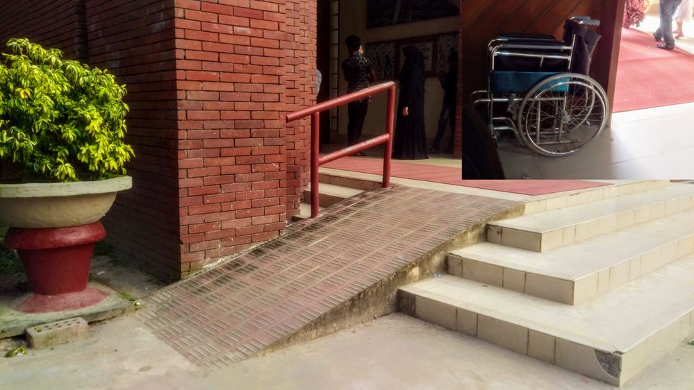 Wheelchair Accessibility entrance  of the Museum