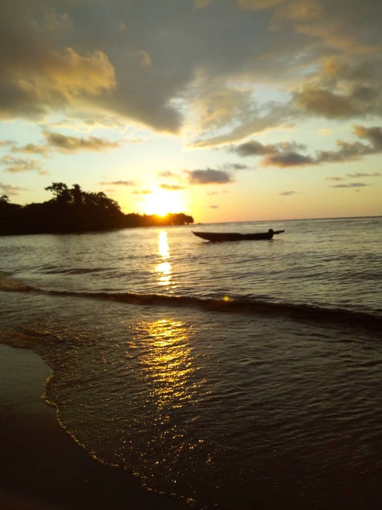 Cameroun Douala Kribi Sunset