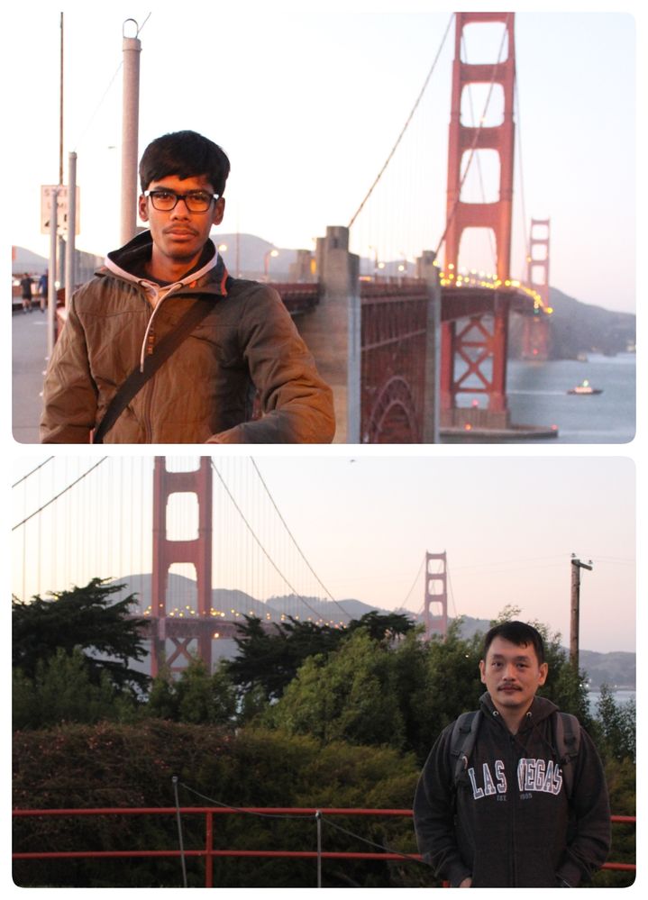 Me and Stephen Anna at Golden Gate Bridge, San Francisco
