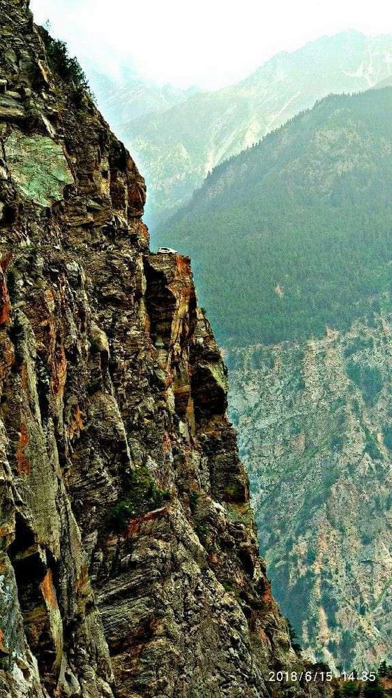 Rolla Cliff, Himachal Pradesh, India