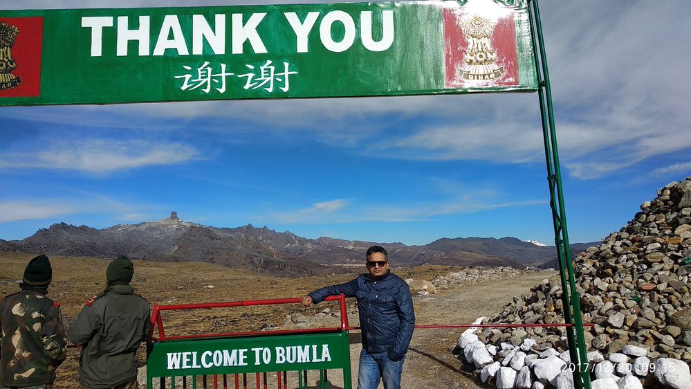 me at Indo-China Border, Arunachal Pradesh, India