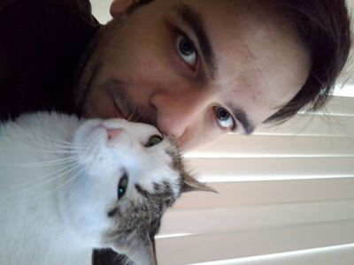 My cat "Minnosh" and I
