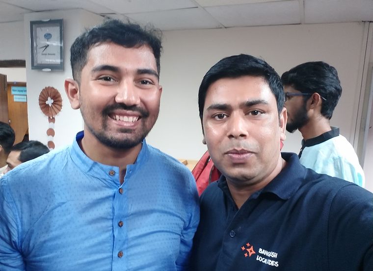 Selfie with Aziz Ullah Vai