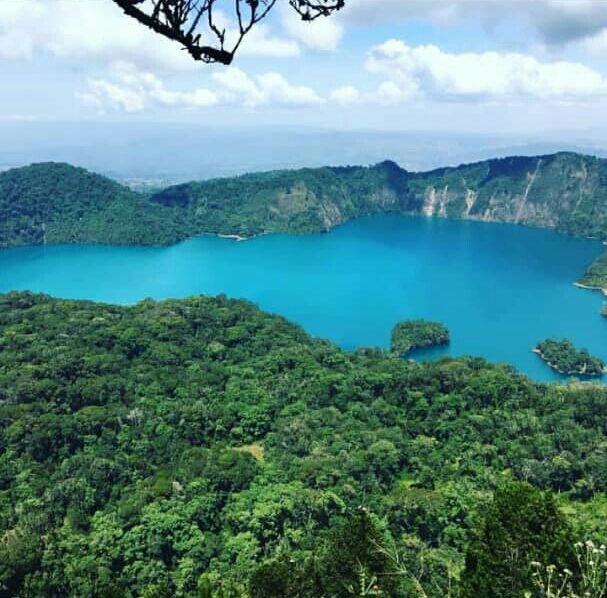 Lake Ngosi in upward view