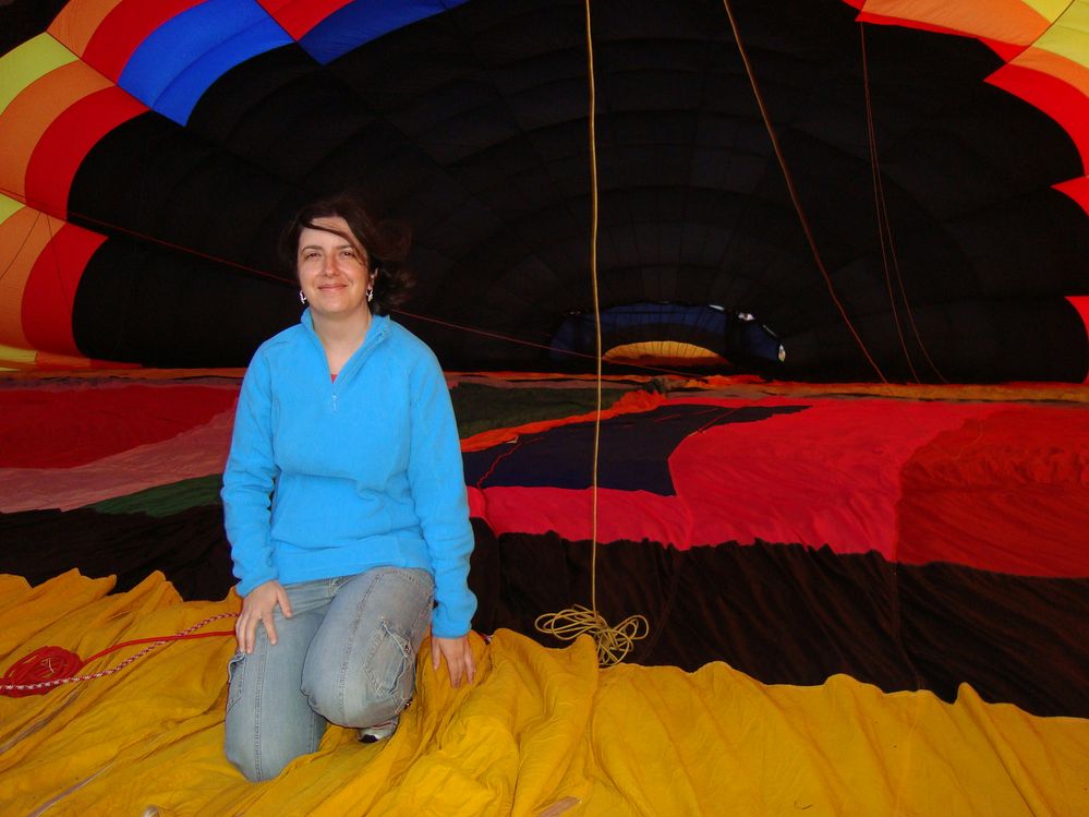 inside a balloon Boituva