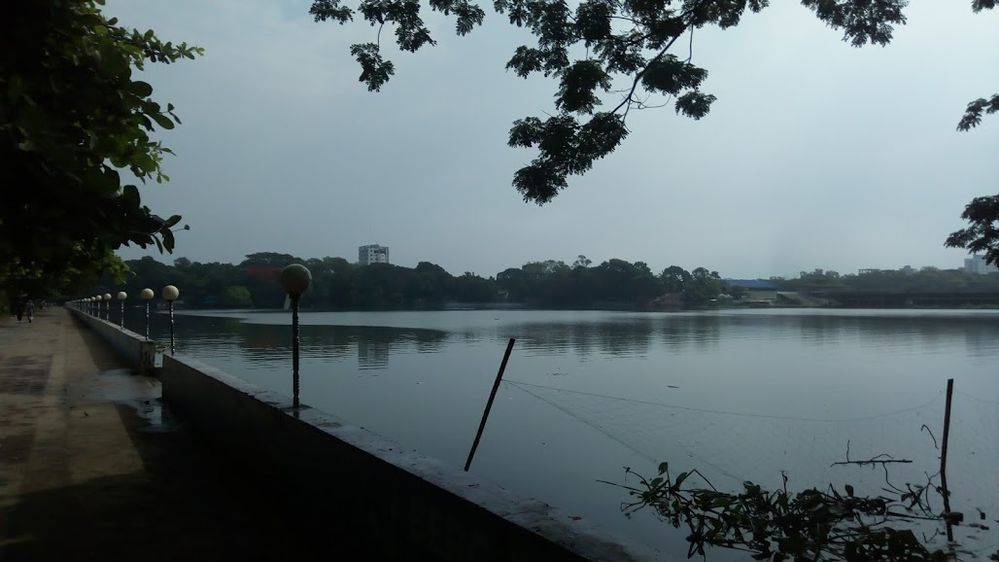 'Dharmasagar' the biggest pond of Comilla city