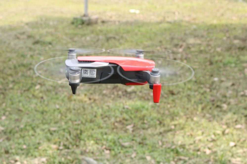 Caption a flying drone during the 360 Photo walk Nigeria Meetup