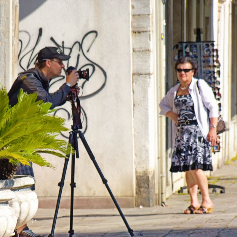 Shooting the photographers - Venice