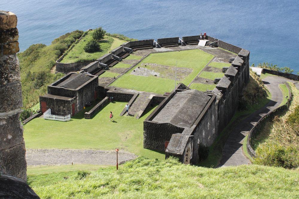 Majestic Fort George in St. Kitts