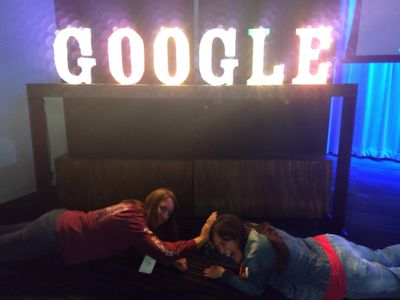 Me and Emily at Googleplex