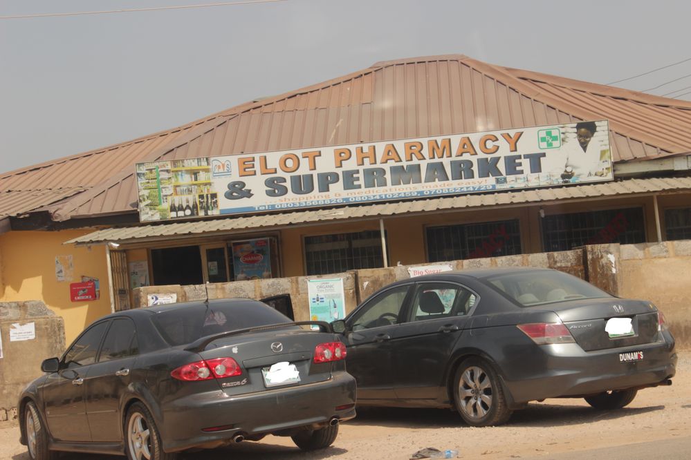 Elot Pharmacy and Supermarket, which is not present on the Google map has been submitted and under review for addition of location