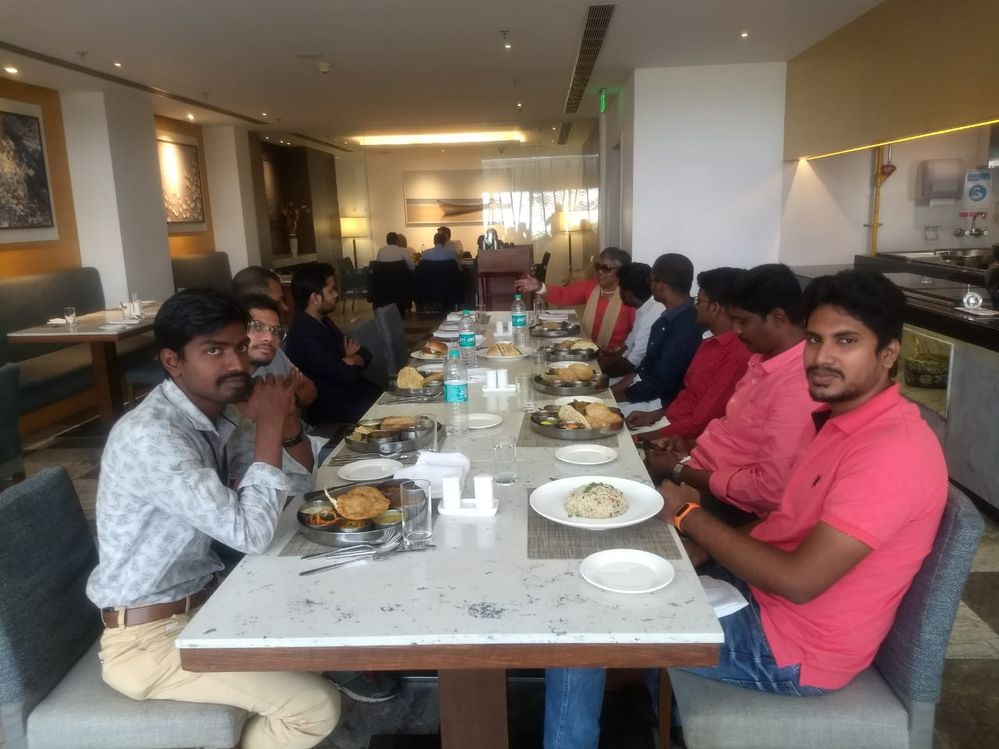 VIP LG Session delegates with Google Maps Team at Eatery, Four Point Hotel, Visakhapatnam