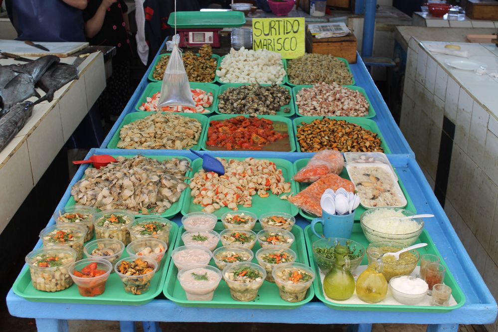 Coquimbo, Chile fish market