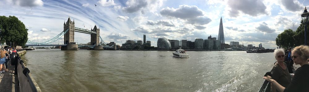 A panoramic view of London....