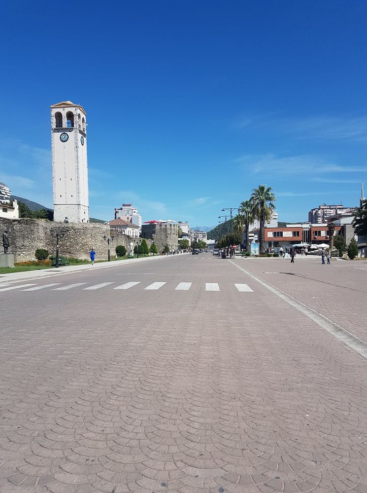 Caption: The main boulevard in the city center, Elbasan, Albania (Local Guide @InaS)